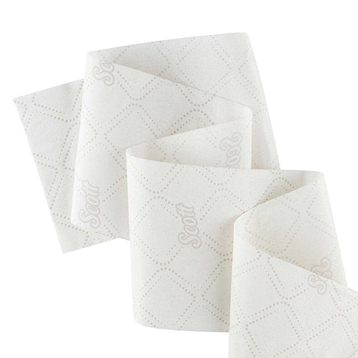 White 8511 Scott Toilet Paper Roll Sheets