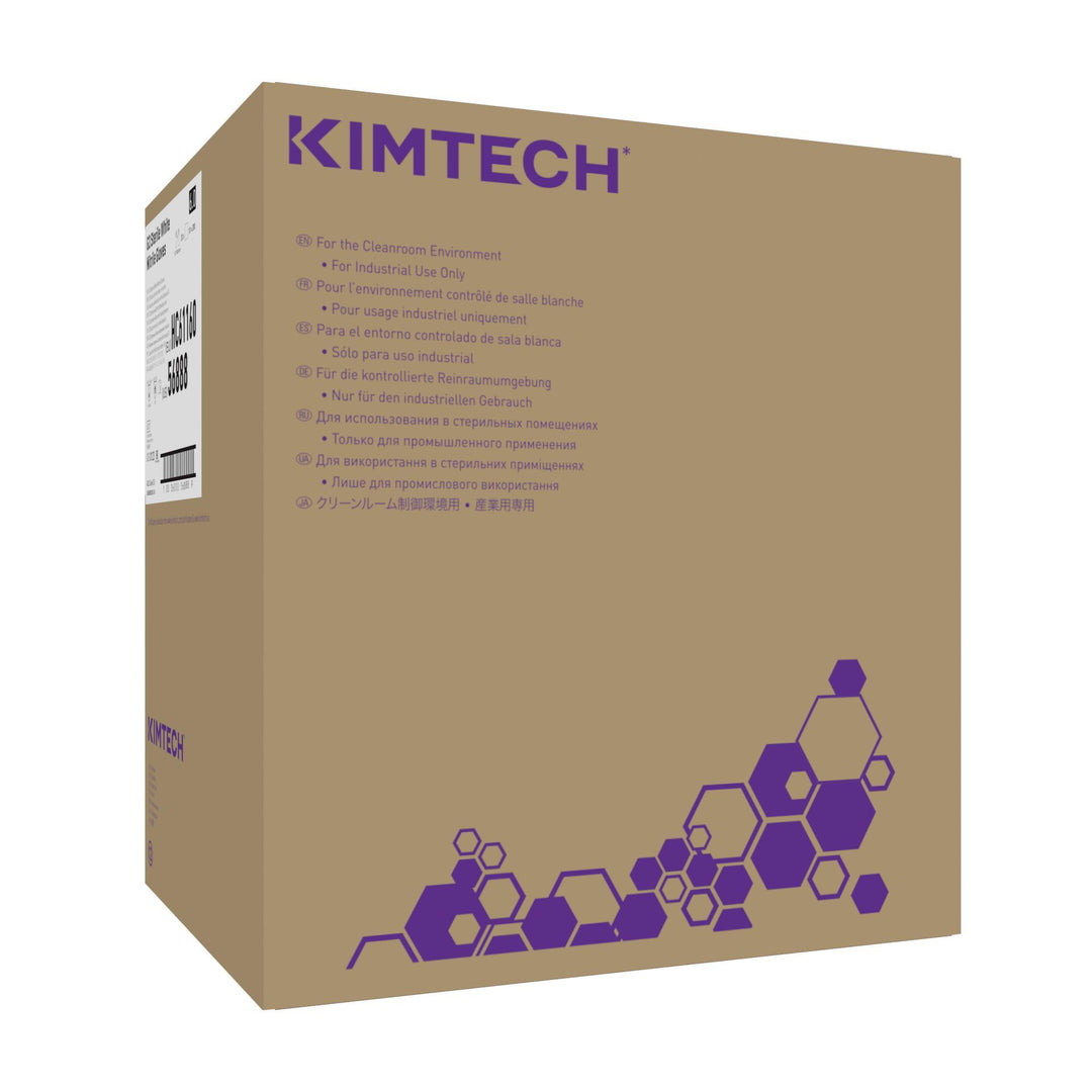 A Brown and Purple Case of 56888 G3 Sterile White Nitrile Gloves