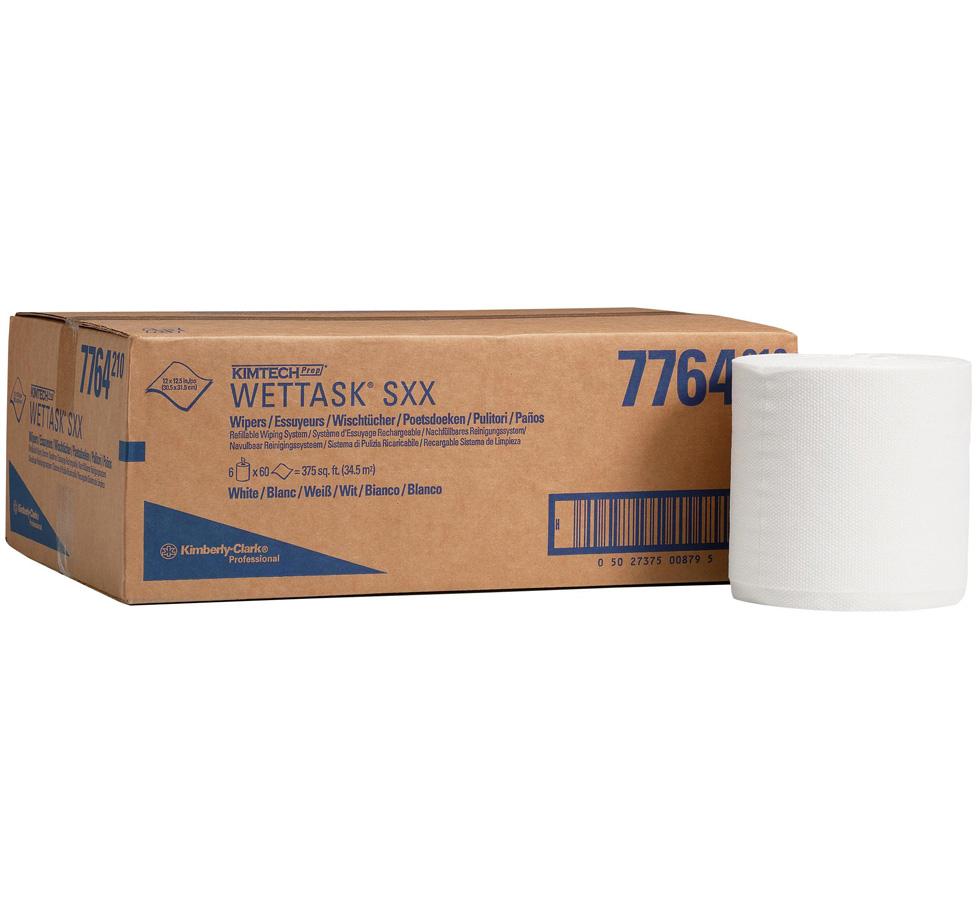 Open Box of 7764 Kimtech White Wipers - Roll - Sentinel Laboratories Ltd