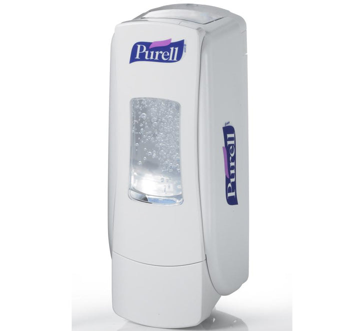 All White 8720-06 PURELL® ADX-7™ Dispenser - White, Pink and Blue Branding - Sentinel Laboratories Ltd