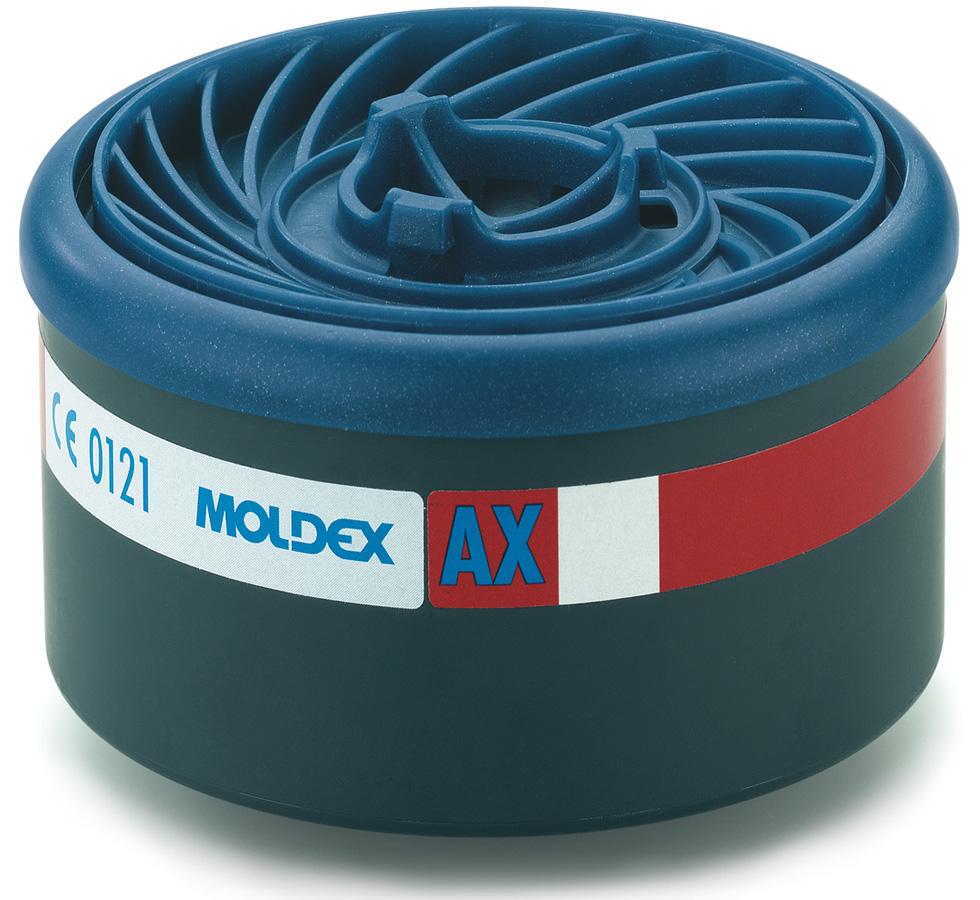Red, White, Green and Navy Moldex 9600 AX Organic Gas Filter Cartridge - Sentinel Laboratories Ltd