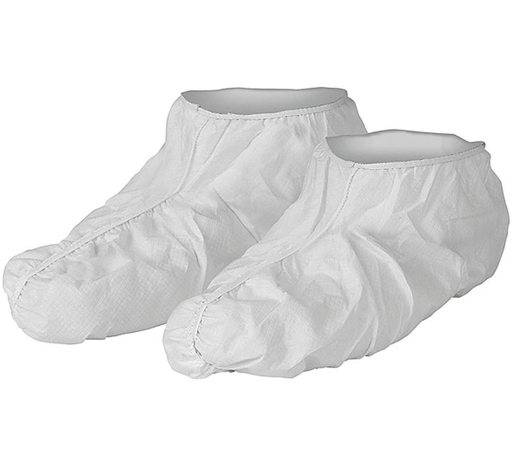 Pair of White 98710 KLEENGUARD* A40 Light Duty Overshoe with Sole - Sentinel Laboratories Ltd