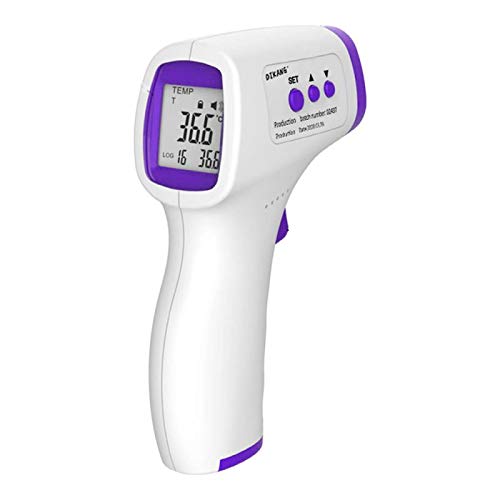 A Single White and Purple Thermometer