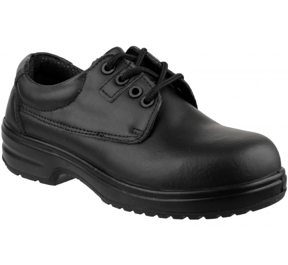 Black FS121c Amblers Safety Ladies Lace Up Composite Safety Shoes - Sentinel Laboratories Ltd