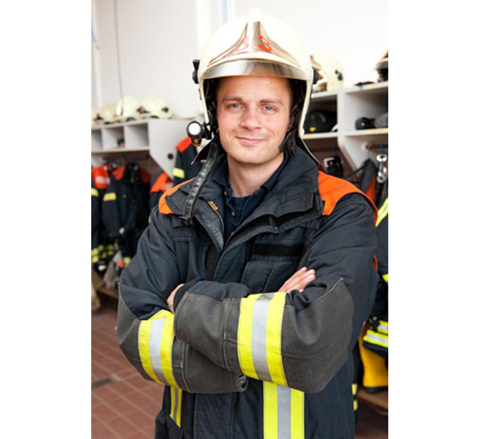 Fireman in gear - Fire Safety Training - Level 2 - Sentinel Laboratories Ltd