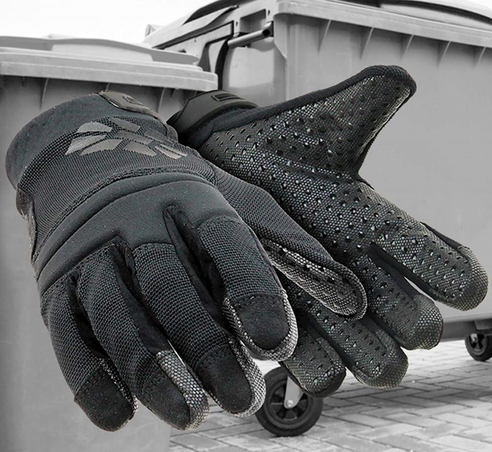 A Pair of Black and Dark Grey HexArmor® NSR™ 4041 Gloves - Sentinel Laboratories Ltd