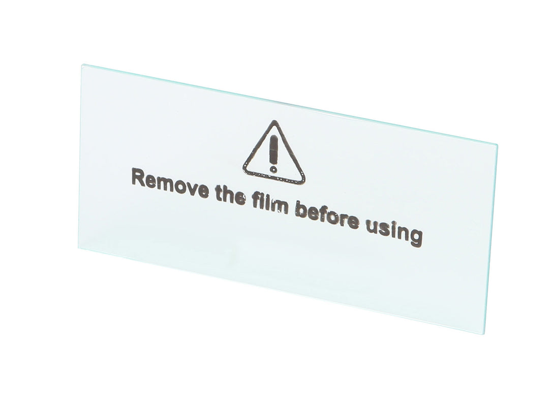 A Clear and Black PureFlo PF3000-04-013 Splatter Lens Pro