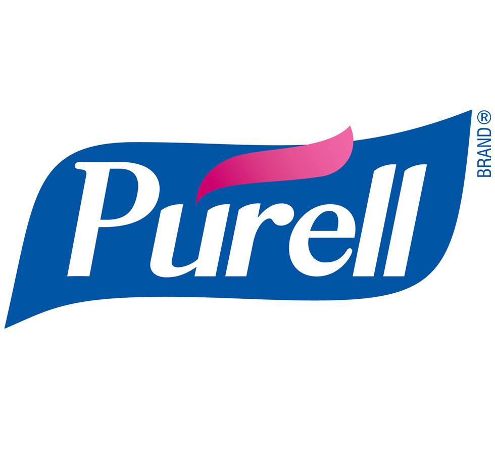 White, Blue and Pink Purell Branding on 2790-12 PURELL® TFX™ Touch Free Dispenser, 1200ml - Brushed Metallic - Sentinel Laboratories Ltd