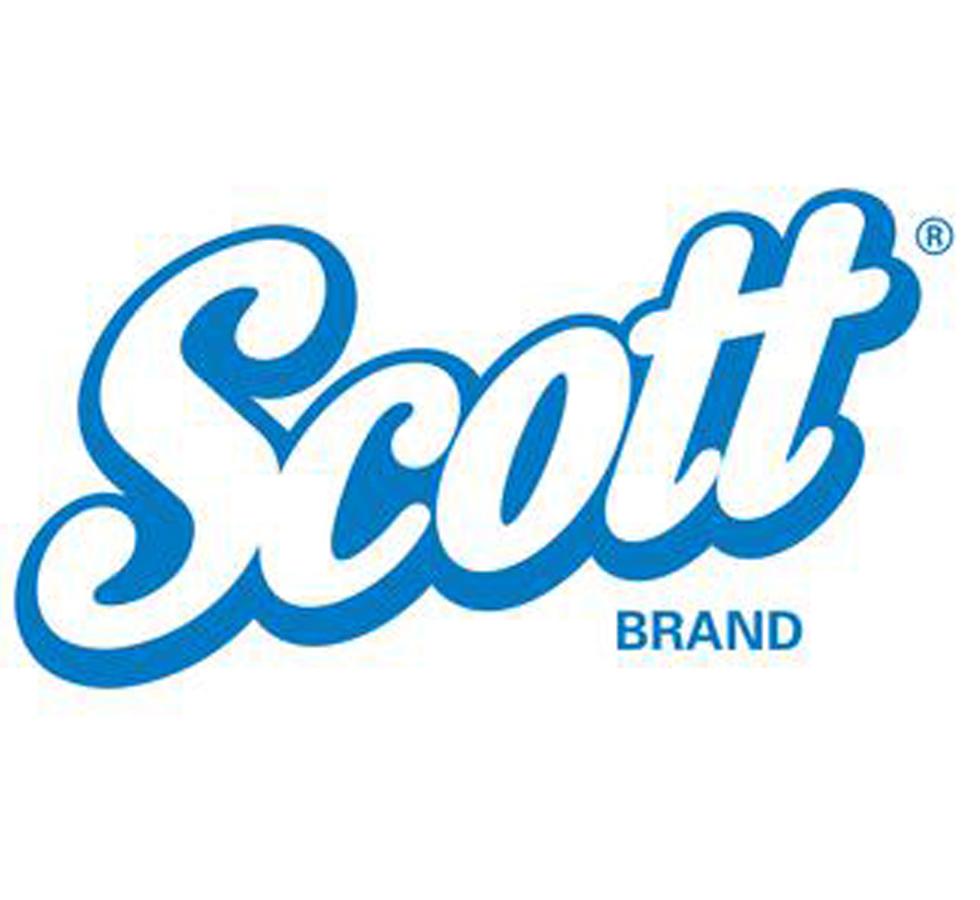 White and Blue Scott Brand Logo 5856 SCOTT® SLIMFOLD Hand Towels, M Fold - White - Sentinel Laboratories Ltd