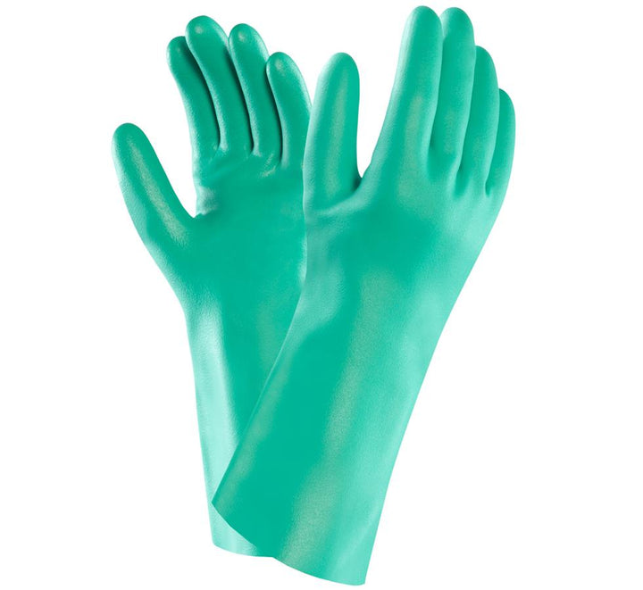 A Pair of Teal SOLVEX® 37-655 Long Length Cuff Gloves - Sentinel Laboratories Ltd