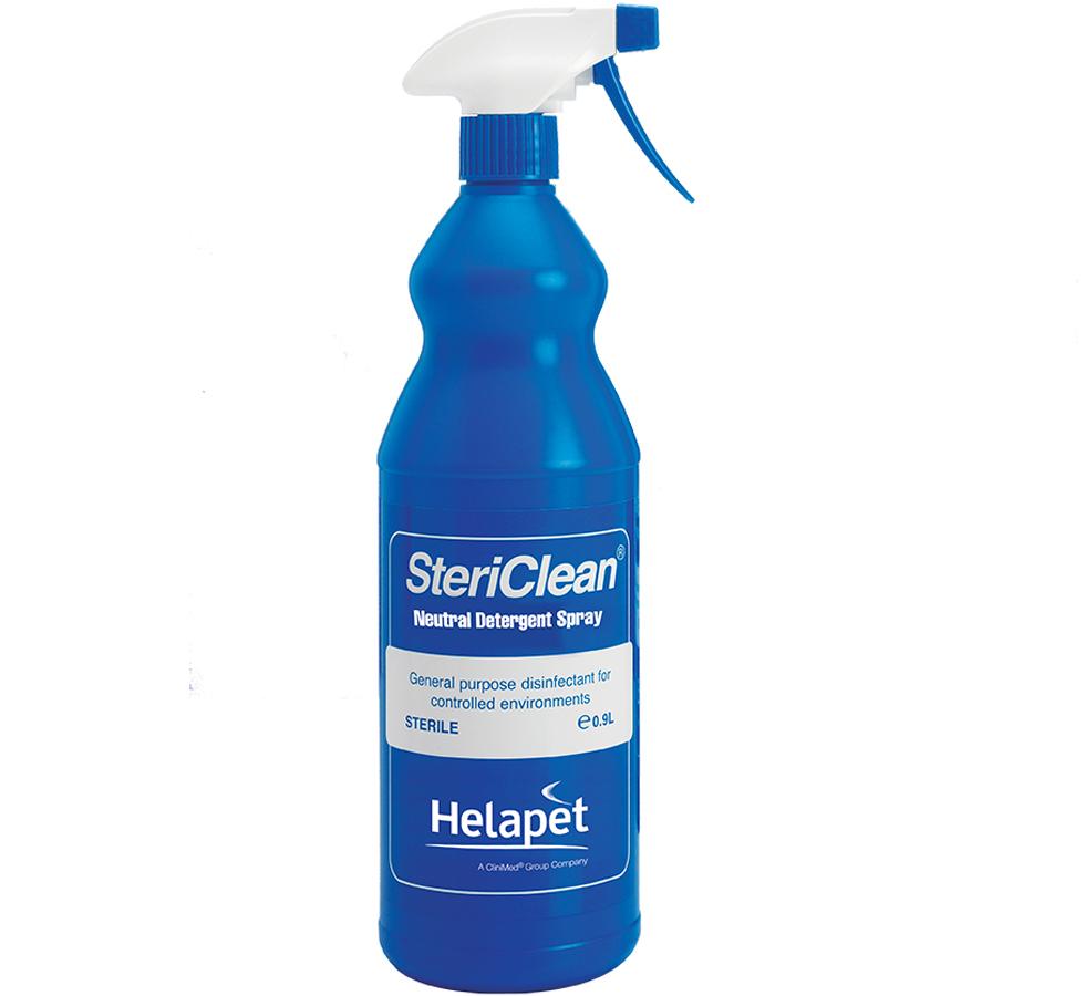 A Blue and White Helapet SteriClean® Neutral Detergent - Sentinel Laboratories Ltd