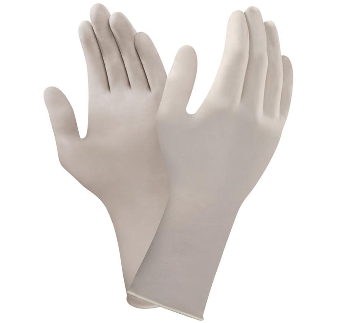 A Pair of Off-White TOUCH N TUFF® 73-300 Long Length Cuff Gloves - Sentinel Laboratories Ltd