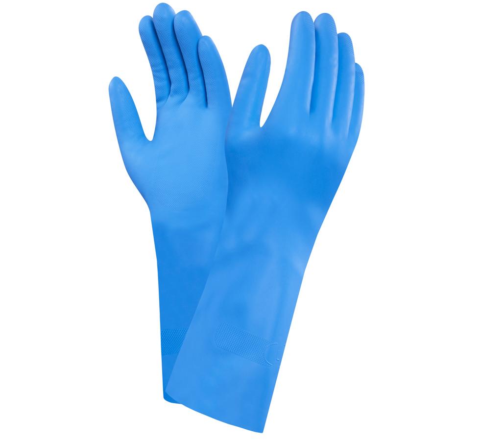 A Pair of Light Blue VERSATOUCH® 37-501 Gloves - Sentinel Laboratories Ltd