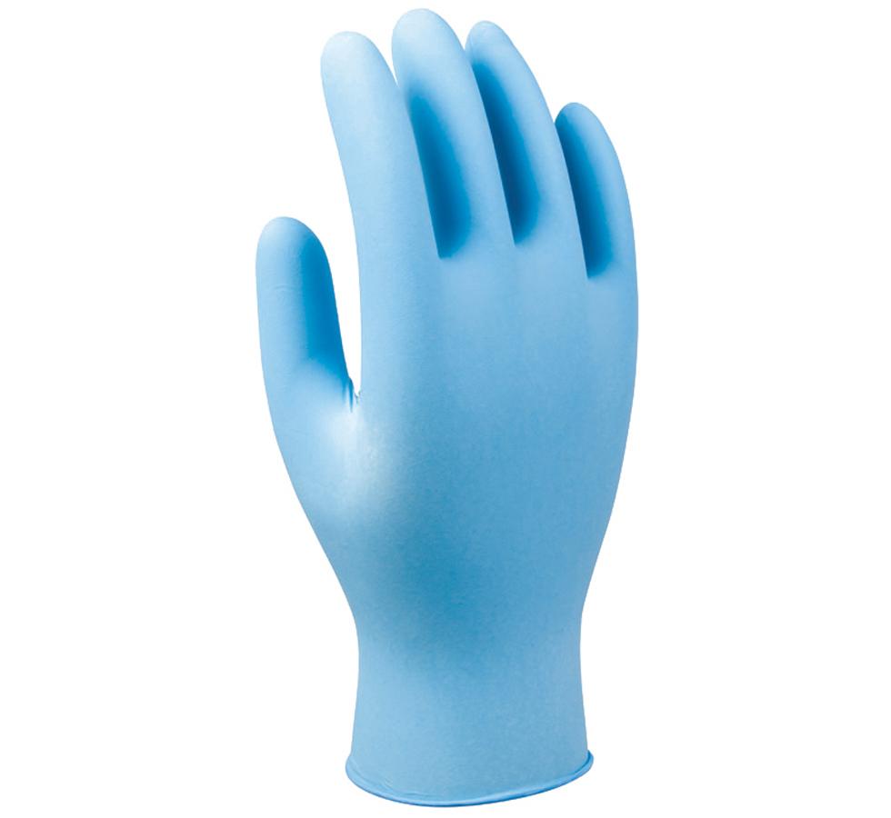 A Single iS7005PF N-Dex Original Powder Free & Silicone Free Blue Nitrile Glove - Sentinel Laboratories Ltd