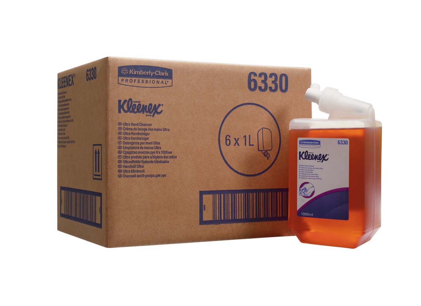 洗顔石鹸 6330 Kleenex® Ultra™ Hand Cleanser - 1 Litre / 6 Packs | Sentinel