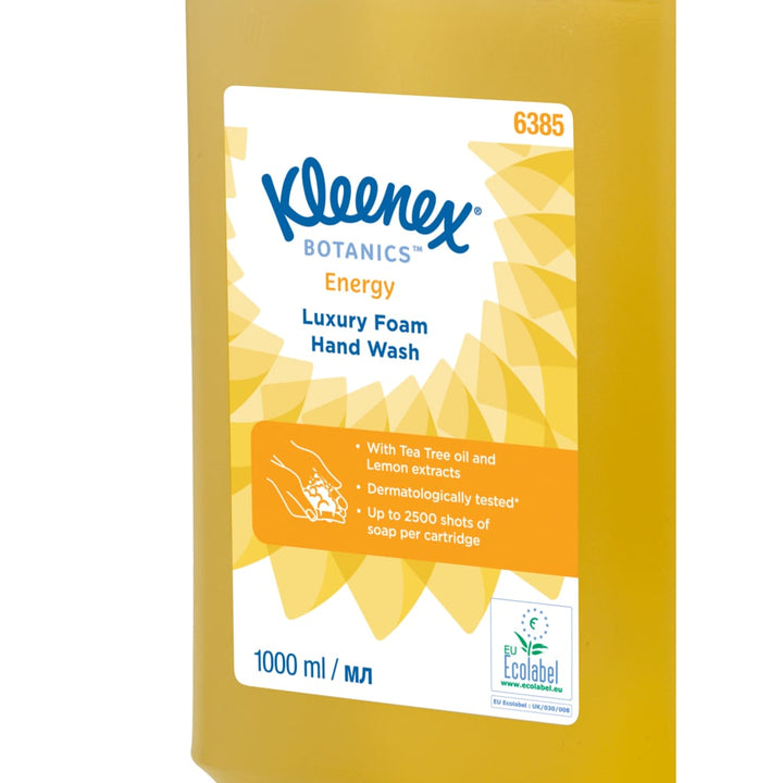 6385 Kleenex® Botanics™ Energy Luxury Foam Hand Wash - 1 Litre / 6 Packs