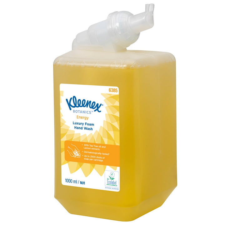 6385 Kleenex® Botanics™ Energy Luxury Foam Hand Wash - 1 Litre / 6 Packs