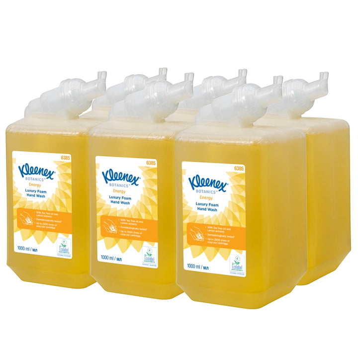 6385 Kleenex® Botanics™ Energy Luxury Foam Hand Wash - 1 Litre / 6 Packs