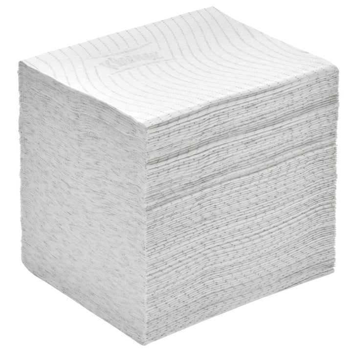 An Open Pack of White 8408 Folded Paper Hand Towels