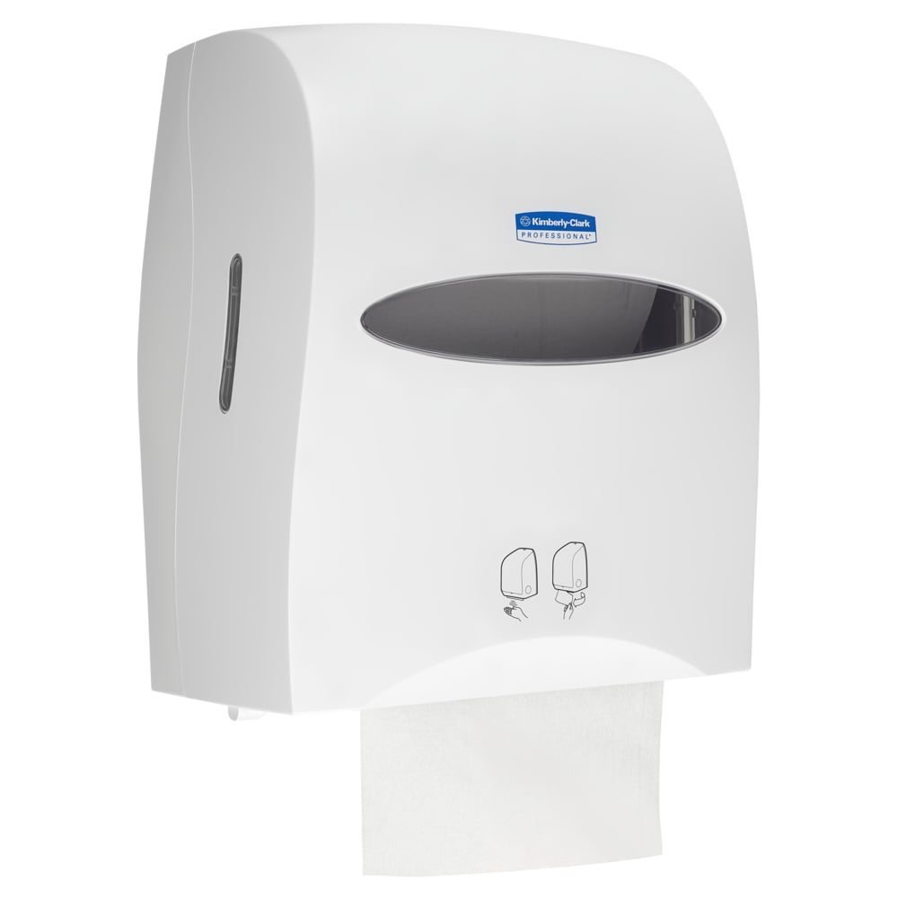Dispenser di panni largo in rotoli con piedistallo mobile Kimberly-Clark Professional™ 6155 - blu Dispenser di panni largo in rotoli con piedistallo mobile Kimberly-Clark Professional™ 6155 - blu