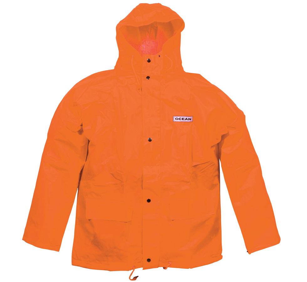 Bright Orange Buttoned Up Ocean Budget Jacket - Sentinel Laboratories Ltd