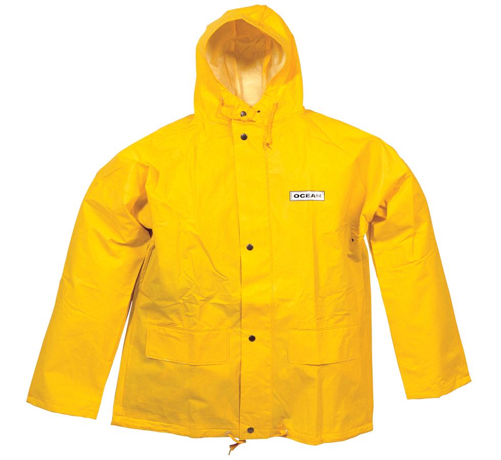 A Fluorescent Yellow Ocean Budget Hooded Jacket - Sentinel Laboratories Ltd