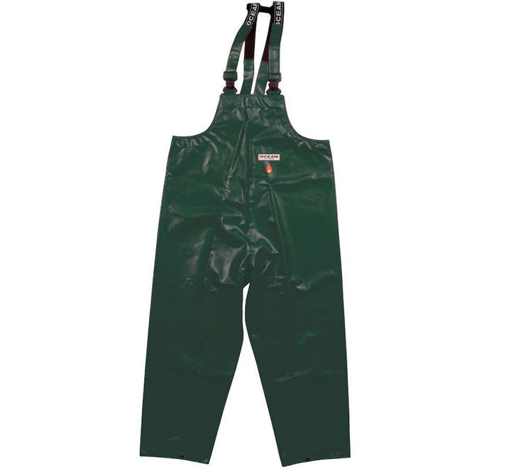 A Single Pair of Olive Ocean Off-Shore Bib & Brace Trousers - Sentinel Laboratories Ltd