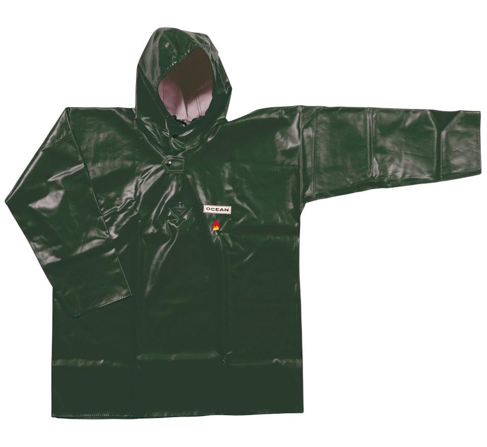 A Single Olive Coloured Ocean Off-Shore Hooded Smock - Sentinel Laboratories Ltd