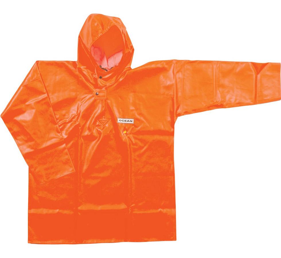 Bright Orange Ocean Off-Shore Smock Buttoned Up - Sentinel Laboratories Ltd