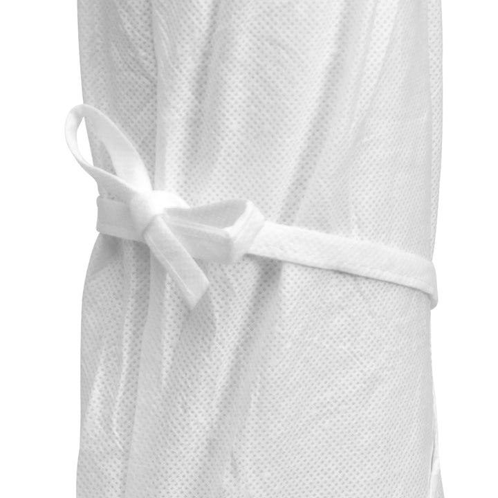 A Close Up of the Tie of a White 31683/31696 KIMTECH* A5 Sterile Boot - Vinyl Foot - Sentinel Laboratories Ltd