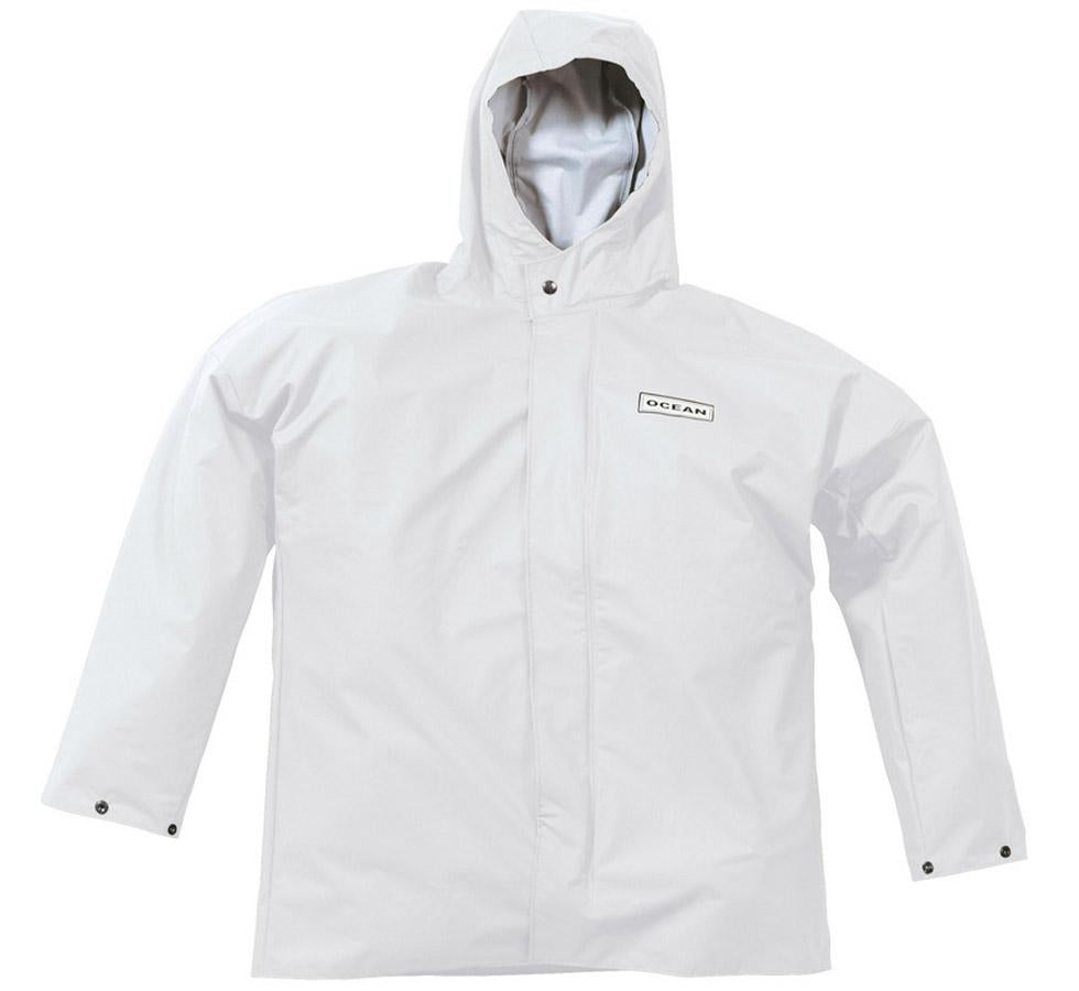 A Single White Ocean Comfort Heavy Hooded Jacket - Sentinel Laboratories Ltd
