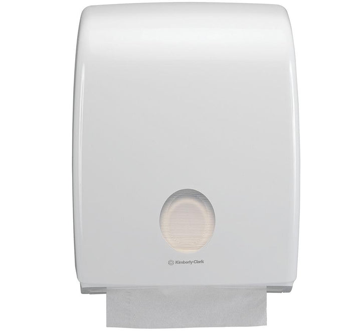 6954 AQUARIUS* Folded Hand Towel Dispenser, C Fold - White - Sentinel Laboratories Ltd