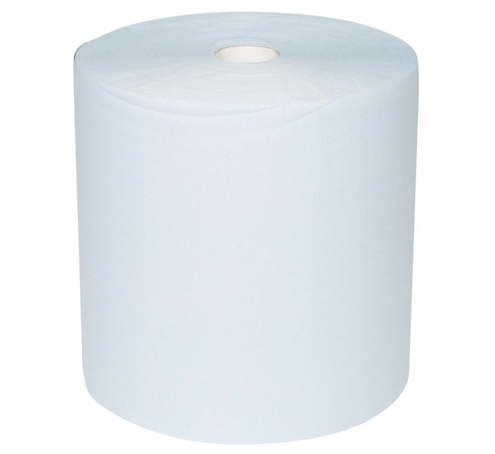 A Single Paper 7240 WYPALL* L10 Extra+ Wipers, Large Roll - Blue - Sentinel Laboratories Ltd