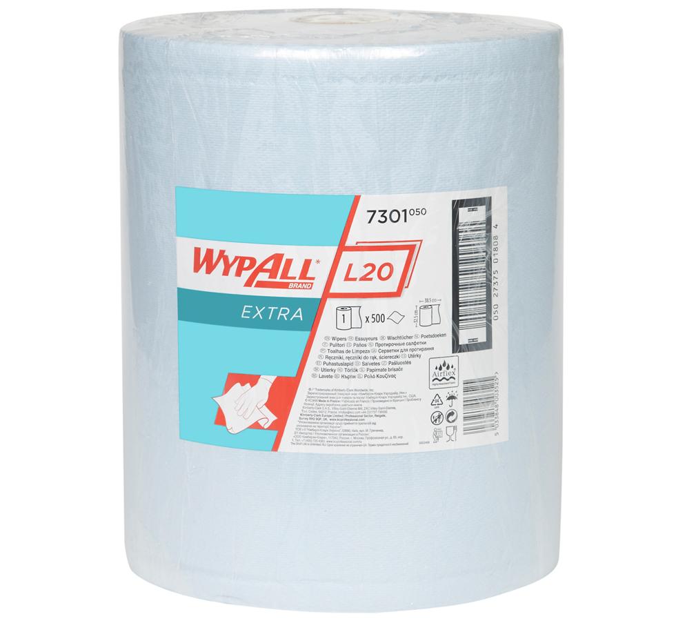 7301 WYPALL* L20 Extra Wipers, Large Roll - Blue - Sentinel Laboratories Ltd