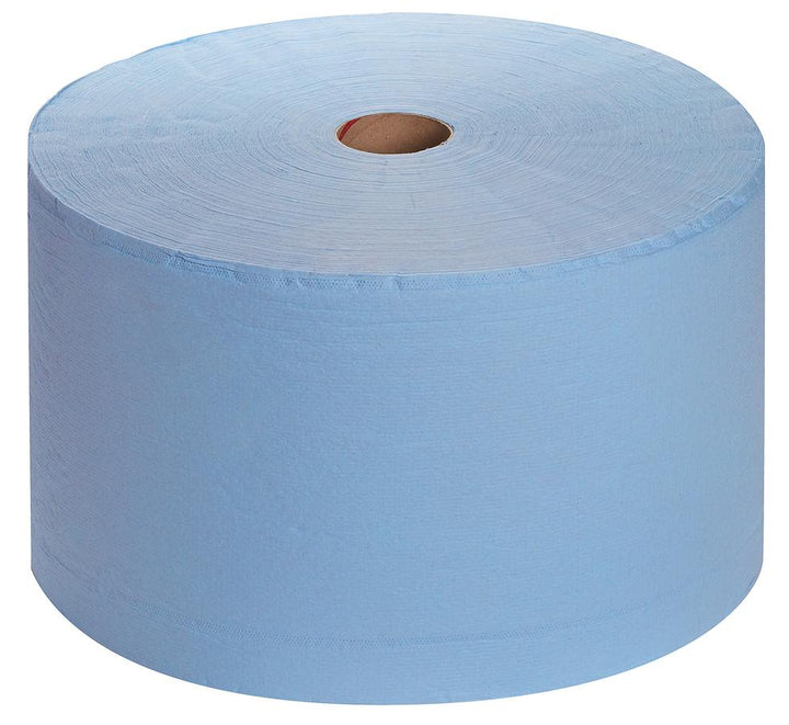 A Single Blue Paper 7425 WYPALL* L30 Ultra+ Wipers, Large Roll - Sentinel Laboratories Ltd