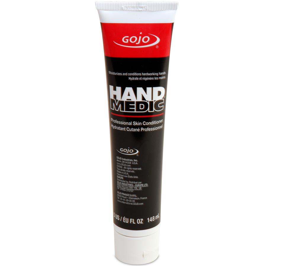 Black and White Label, Red Branding Tube 8150-12 GOJO® HAND MEDIC® Professional Skin Conditioner, 148ml Tube - Sentinel Laboratories Ltd