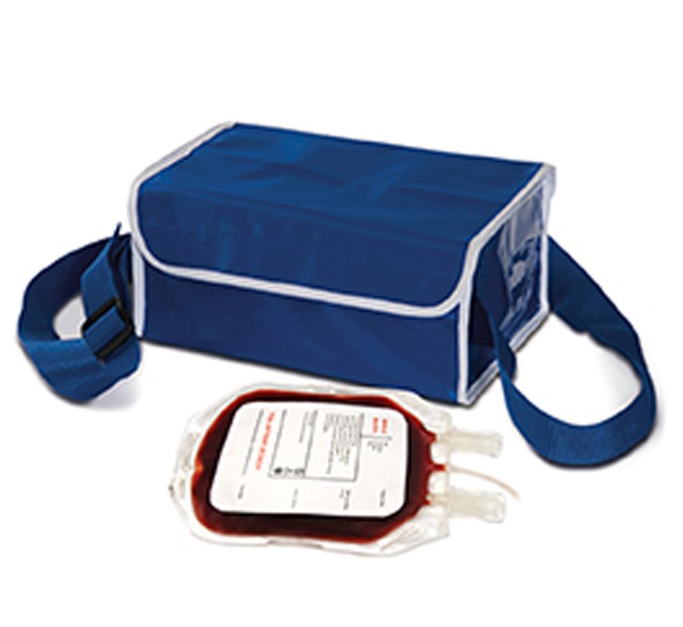 Blue Blood MiniPorter™ Porter with Filled Red Blood Bag - Sentinel Laboratories Ltd