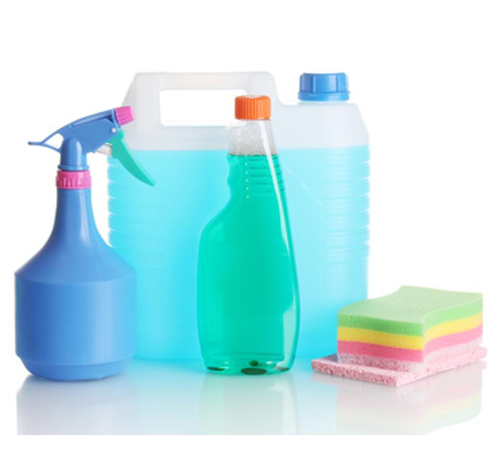 Assorted cleaning products - COSHH Training - Level 2 - Sentinel Laboratories Ltd