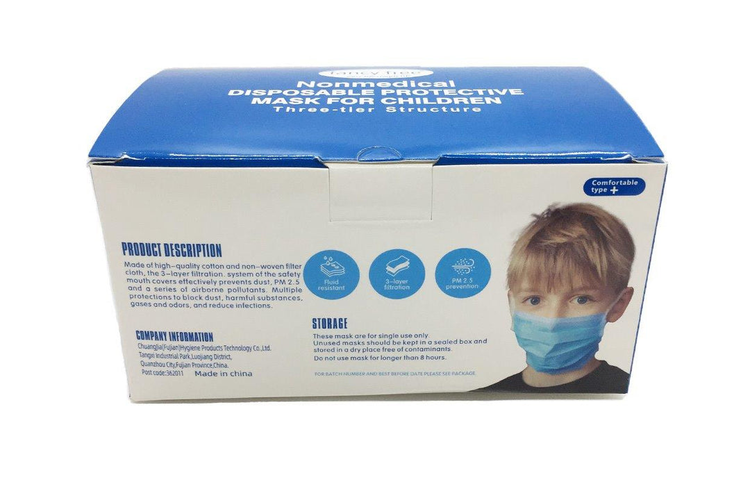 Children's Nonmedical Disposable Face Mask (Box of 50)