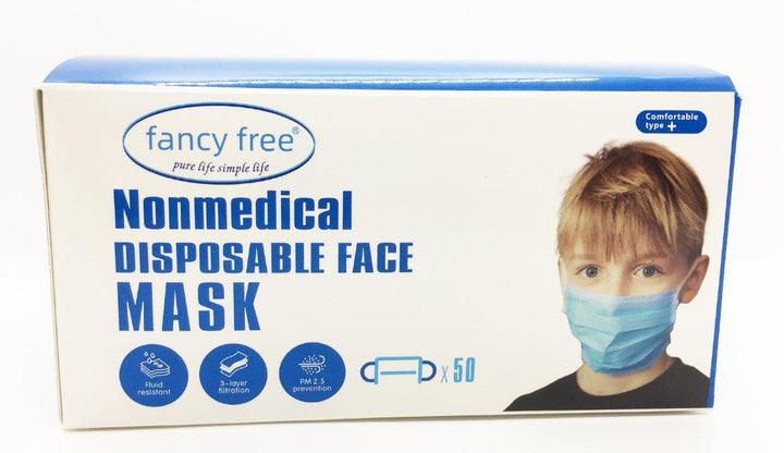 Children's Nonmedical Disposable Face Mask (Box of 50)