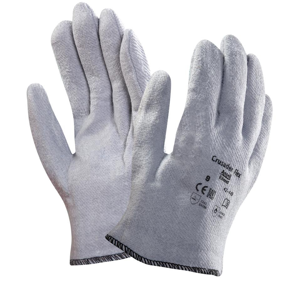 A Pair of White CRUSADER FLEX® 42-445 Gloves - Sentinel Laboratories Ltd