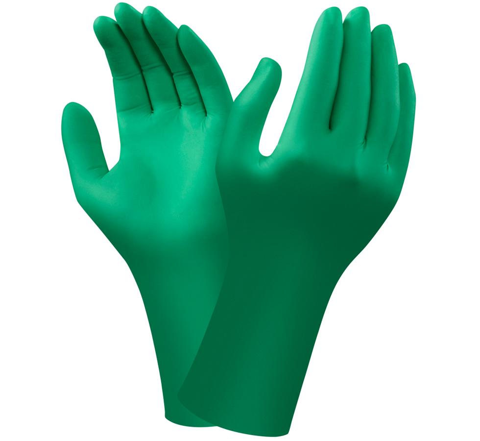 Pair of Green DERMASHIELD® 73-721 Gloves - Sentinel Laboratories Ltd