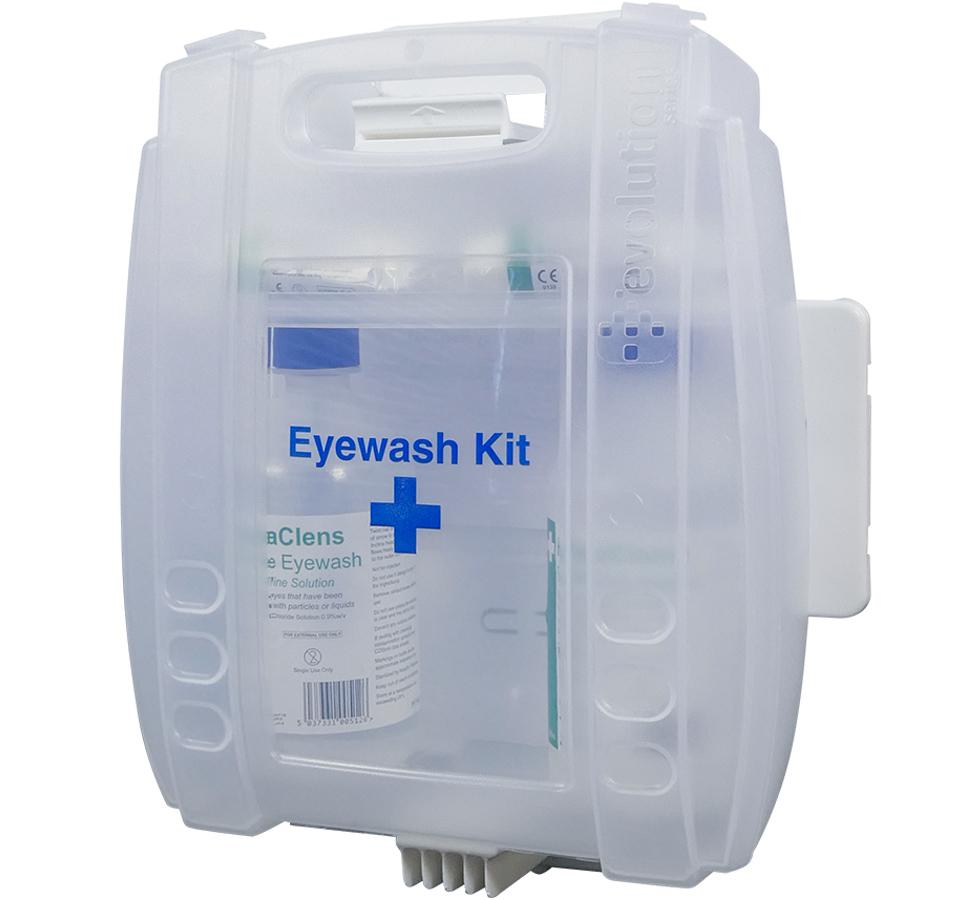 A Single Closed Clear Evolution Plus 2x500ml Eyewash Kit - Sentinel Laboratories Ltd