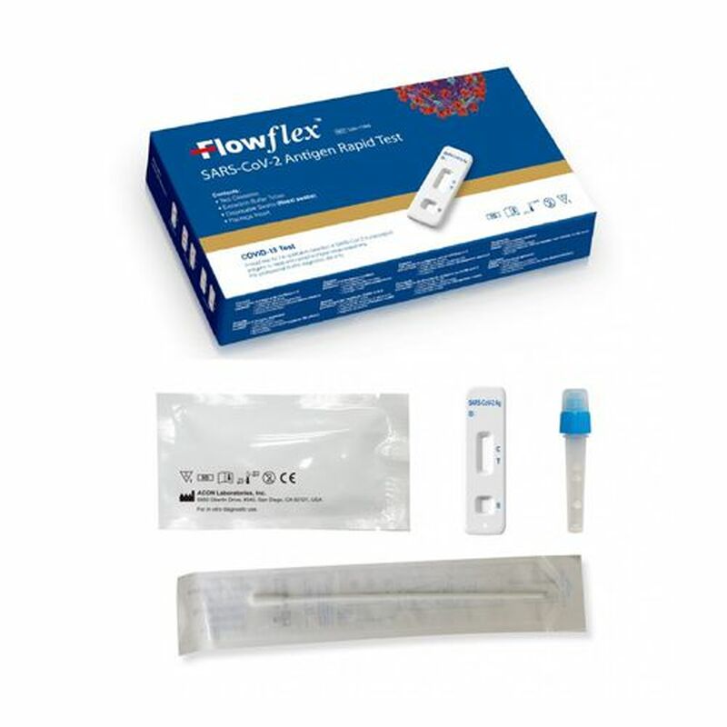 A Flowflex Covid-19 Antigen Test Kit