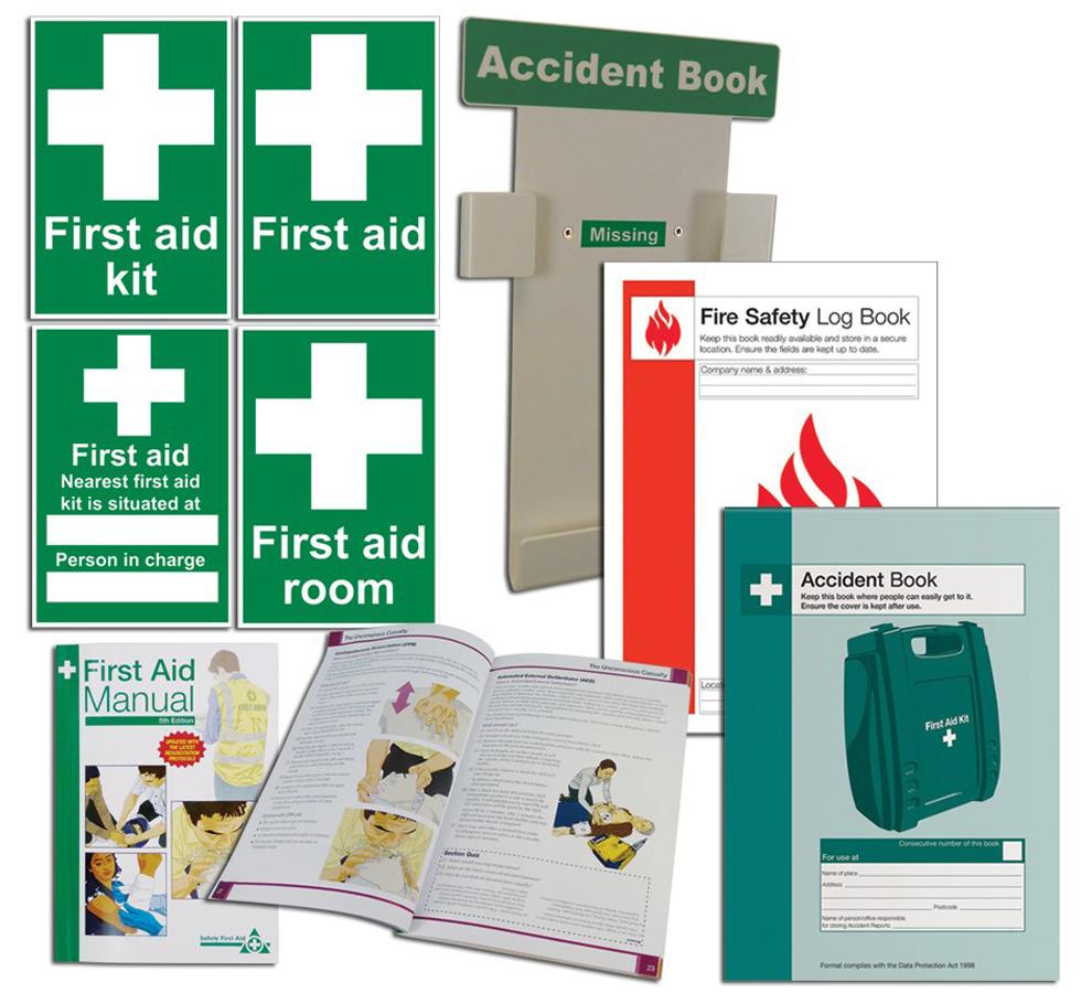 The Inside of a British Standard Compliant Comprehensive First Aid Compliance Pack - Sentinel Laboratories Ltd