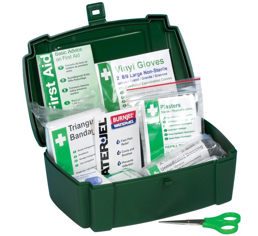Green and White Evolution Bar/Kiosk Catering First Aid Kit - Sentinel Laboratories Ltd