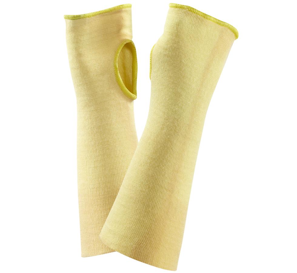 A Pair of Light Yellow HYFLEX® SLEEVES 70-110 - Sentinel Laboratories Ltd