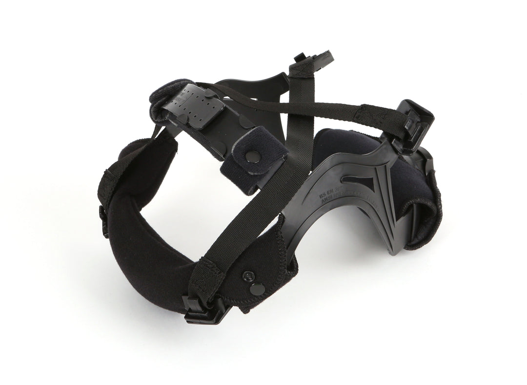 A Black PureFlo PF3000-03-038 Headband with Straps