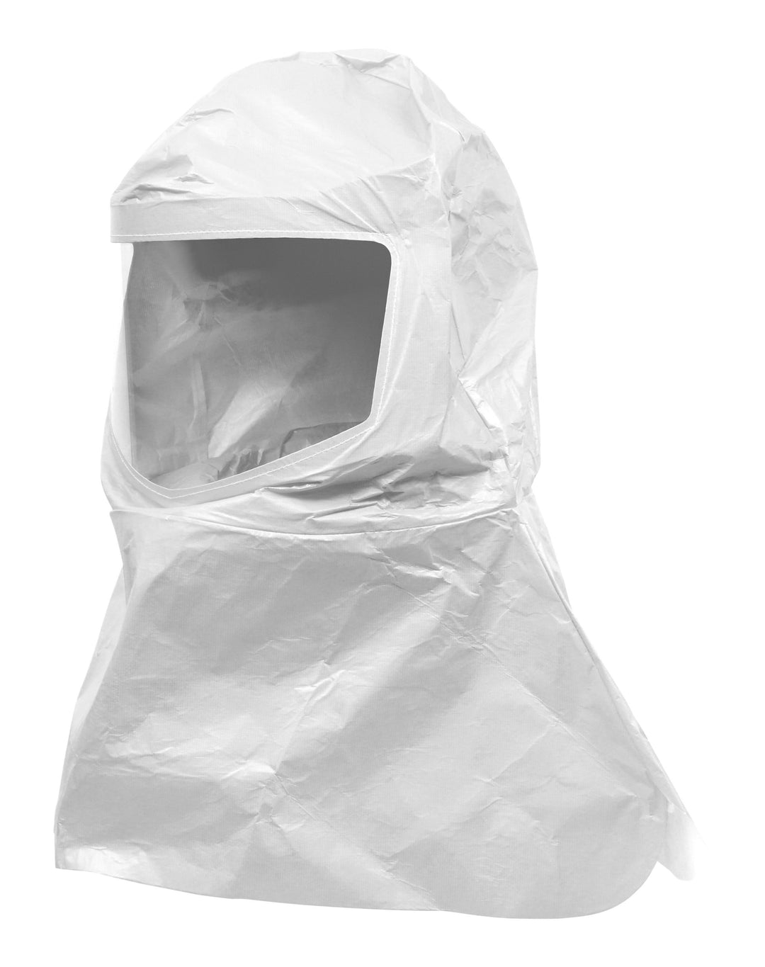 A White PureFlo PF3000-03-085 Pharma Hood with Drawstring