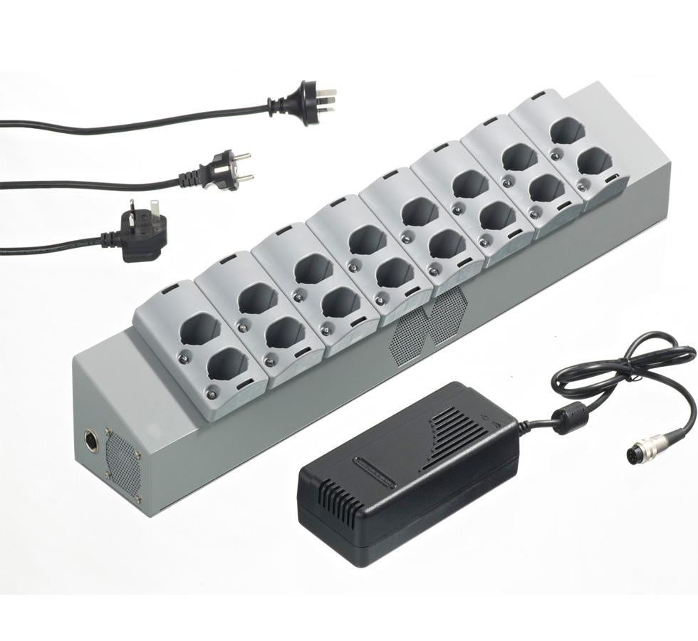 PureFlo™ ESM Respirator 16 Battery Multi Charger (4 Cell Version) - Sentinel Laboratories Ltd